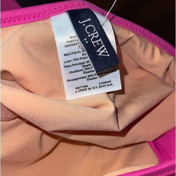 J.CREW SWIMSUIT CUTOUT ONE-SHOULDER WOMEN’S ONE-PIECE PINK COLOR PLUS SIZE 3X - Picture 8 of 9